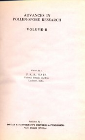Cover of Advances in Pollen Spore Research Vol. II, 