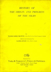 Cover of History  of the Origin & Progress of the Sikhs
