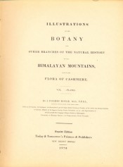 Cover of Illustration of Botany and of the Himalayan Mountains and Flora of Cashmere