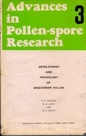 Cover of Advances in Pollen Spore Research Vol. III. 