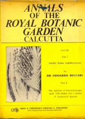 Cover of  Asiatic Palms Part (1) Lepidocaryeae, Part (2) The Species of Daemonorops 