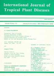 Cover of International Journal of Tropical Plant Diseases Vol. 1-19 Per Vol. 