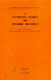Cover of A Synoptic Flora of Mysore District: with an appendix of Unani,Ayurvedic and trade names of drugs